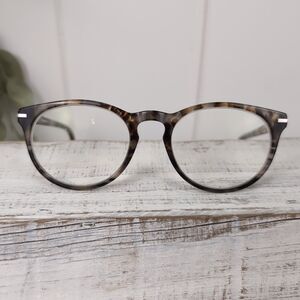 Esquire Eyeglasses 1510 50-19-145 Olive Amber FRAMES ONLY EQ1510